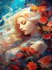 Fantasy Woman Red Fish Diamond Painting New Arrivals Diy Full Square Round Drill Rhinestone Embroidery Girl Mosaic Cross Stitch Kits Wall Decor