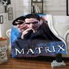 1pc Matrix Believe Flannel Blanket Soft Warm Throw for Home, Office, Travel, All-Season Cozy Bedding GiftL1067