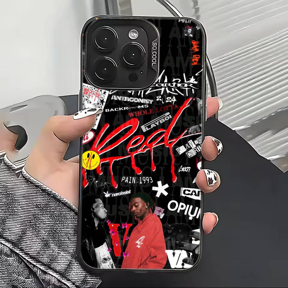 Rapper P-Playboi Carti  Phone Case For iPhone 17,16,15,14,13,12,11 Plus,Pro Max,XS,Colorful Silver Black Cover