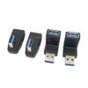 90 градусов влево вправо под углом USB 2.0 USB 3.0 Мужской к женскому адаптер разъем для ноутбука ПК Прямая доставка