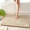 Super Thick Fluff Fiber Bath Mat Home Decoration Door Mat Non-Slip Absorbent Bathroom Doormat Super Soft Fiber Bath Rug