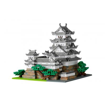 Kawada Nanoblock Himeji Castle Special Deluxe Edition, версия Metallic Silver. НБ-042А