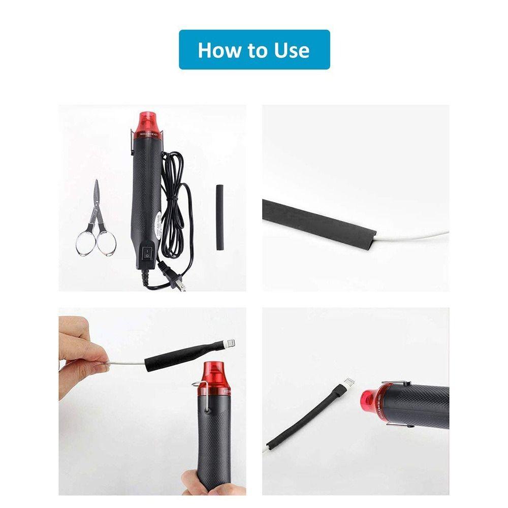 650 pcs Insulation Heat Shrink Tube Waterproof Sleeving PE Electrical Wire Wrap  Cable