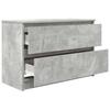 TV Cabinet Concrete Grey 80 x 35 x 54 cm Particleboard