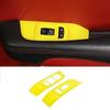 2 шт. Декоративная накладка на панель переключателей стеклоподъемника для Dodge Challenger 2015-2019 Желтая
