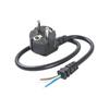 CE VDE Certified EU Three-Pin Power Cord, 3×0.75, Stripped and Tinned Ends