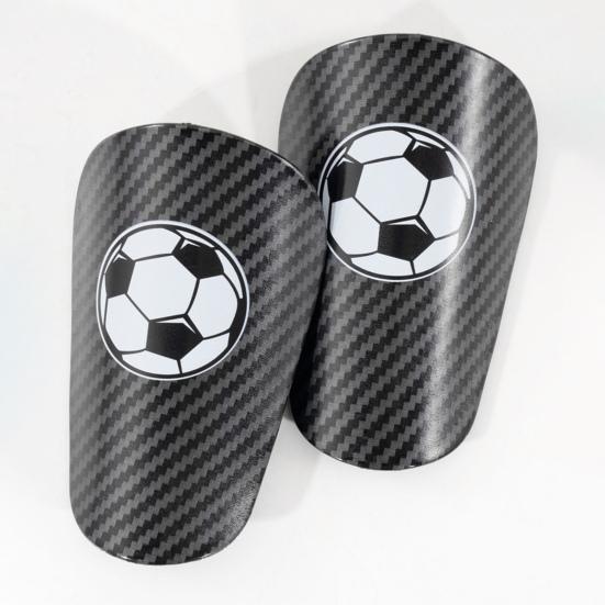 1 пара мини-футбольных щитков для голени, легкие защитные щитки для ног, футбольный узор, миниатюрный футбол, спортивная экипировка для мальчиков и девочек