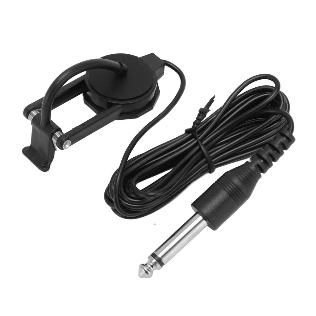 Звукосниматель для скрипки Профессиональный Высокочувствительный Разъем 6 мм Компактный Портативный Накладной Звукосниматель для Скрипки 8.2f