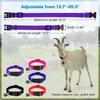 Durable Adjustable Anti-lost Pet Collar Quick Release Buckle with Bell Goat Collar Breathable Horse Collar Farm Stable