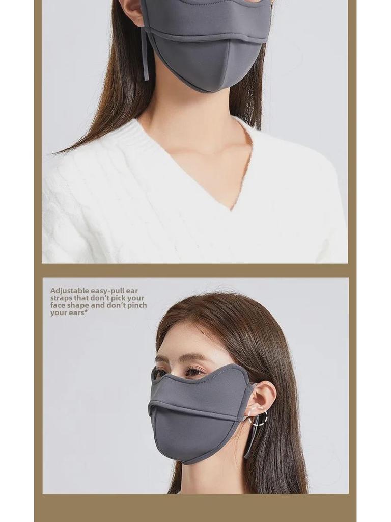 Маска из рыбьей кости: Теплые, стильные и ветрозащитные для велоспорта осенью/зимой