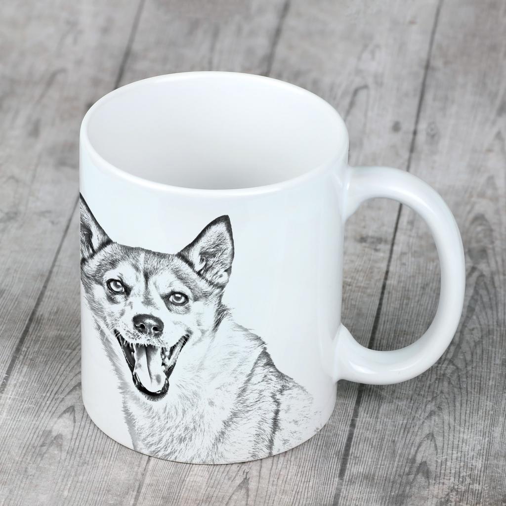 Norwegian Lundehund, Norsk Lundehund - cup with a dog, cute cup with graphics, a gift with your photo from the Art-Dog brand