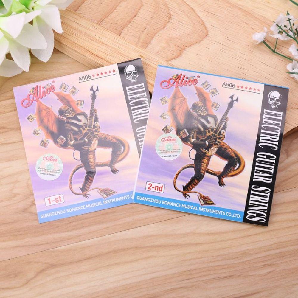 A506SL Струны для электрогитары E (первый) - (шестые) Аксессуары для электрогитары Артист и Начинающие