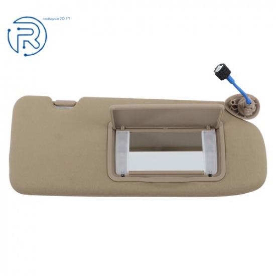 Front Right Side Sunvisor Beige with Lights And Mirror For Honda CR-V 2017-2022