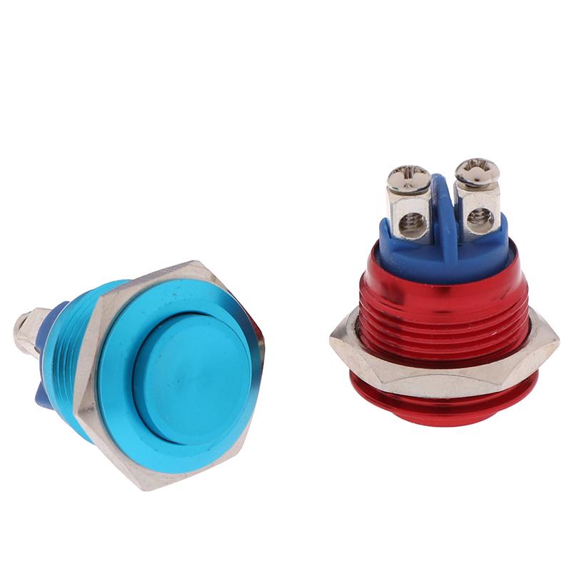 1Pc Momentary Push Button Switch 16mm Waterproof Mount Button Switch