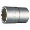 Socket (12 Squares) HP4D-19 Drive Angle 12.7mm (1/2") Width Across Flats 19mm
