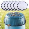 Сетчатый чехол для дождевой бочки Сетка для дождевой бочки Экран для сбора воды 37,4 дюйма Для предотвращения попадания опавших листьев Защита от комаров