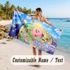 Personalized Beach Towel,Kirby Custom Printed Name Text, Super Absorbent Towel For Beach Vacation