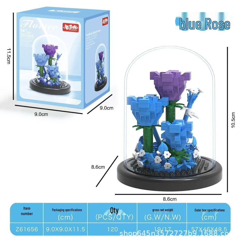 Balloon House Compatible with Lego: Small Particle Assembly Toy - Jade Dog Star Little Lu Educational Gift