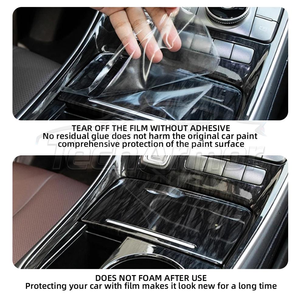 TPU Protective Film for Nissan Armada Patrol 2025-2026 Interior Panel Anti-Scratch Transparent Sticker
