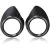TOYCIDFG Car Rear Air Conditioner Vent Outlet Frame Cover Trim for Alfa Romeo Stelvio 2017-2020, Carbon Fiber Style Car Decoration Accessories
