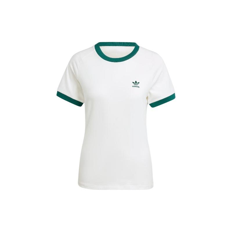 adidas Originals VRCT Graphic T-Shirt 'White Green' Women IN4110