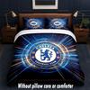 Дизайн Chelsea FC Постельное белье Комплект 1 пододеяльник + 2 наволочки Мягкое дышащее домашнее постельное белье