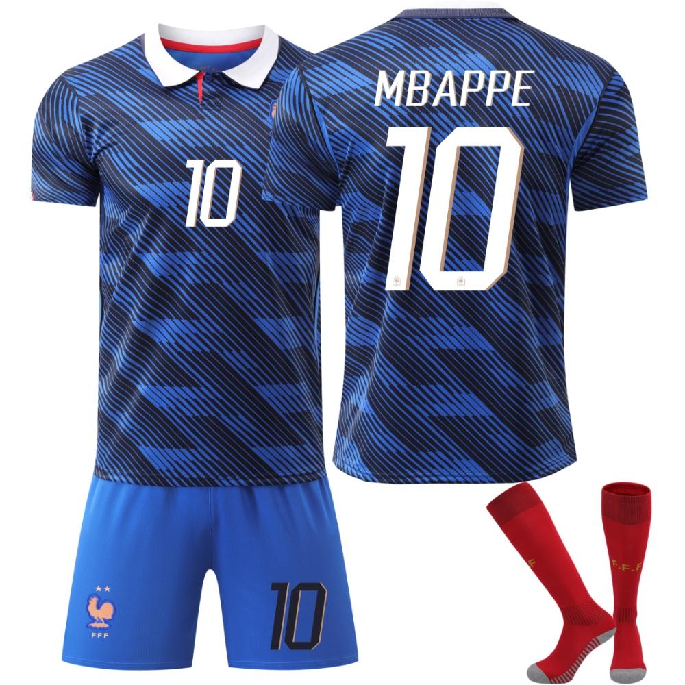 Футбольная форма Чемпионата мира по футболу FIFA 2026 Франция для детей и взрослых RAFA MBAPPÉ #10