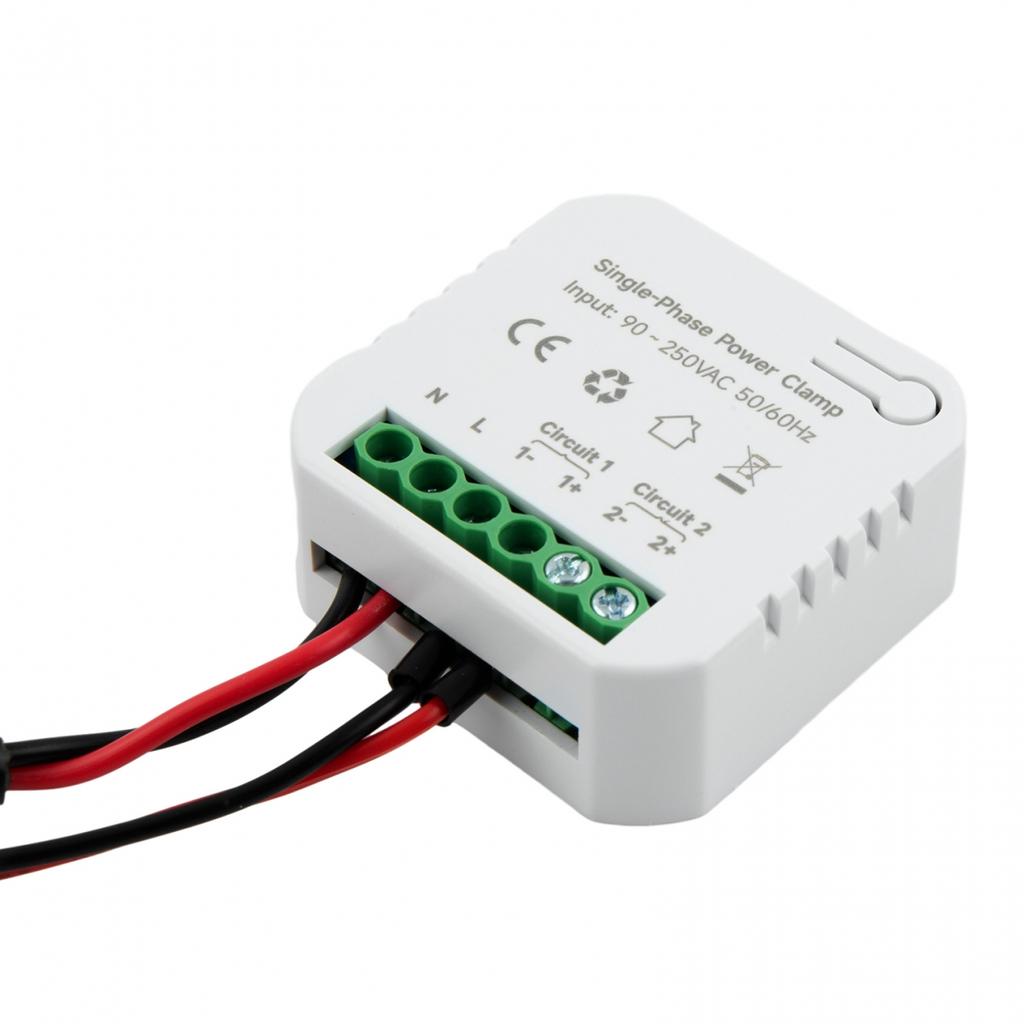 Tuya Smart Life WIFI счетчик энергии 80A с зажимом Ct App kWh