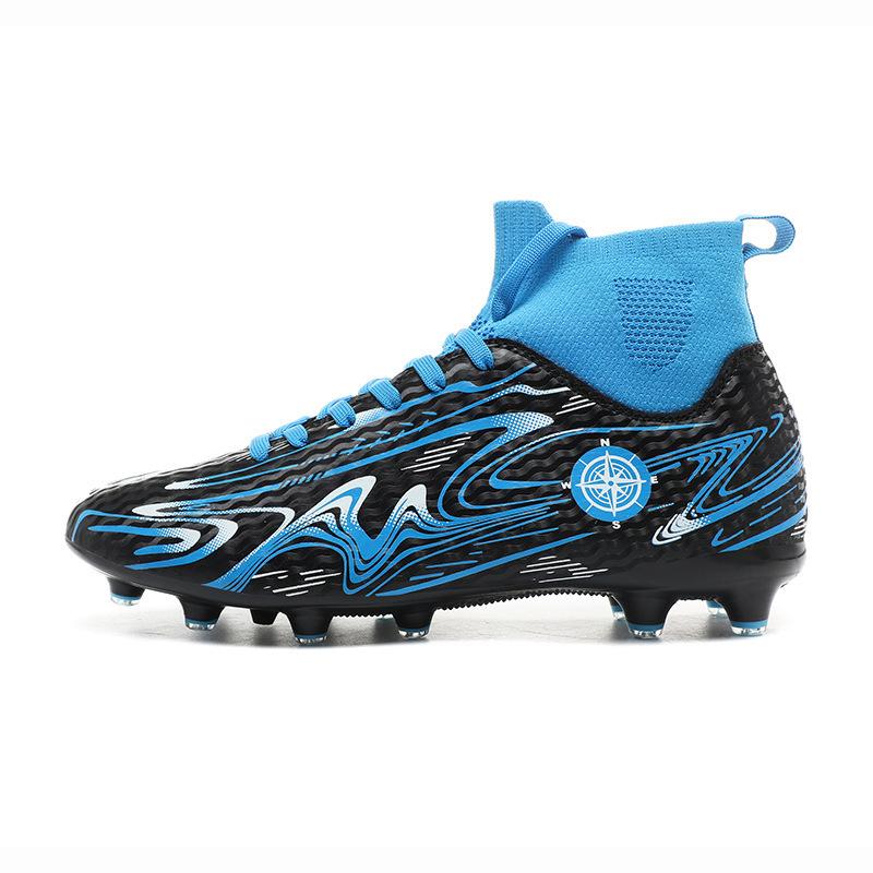 Футбольные бутсы большого размера AG Длинные шипы Сломанные шипы для мужчин, женщин, детей и молодых студентов Профессиональные тренировочные спортивные туфли для соревнований