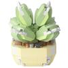Potted Building Block Succulent Simulation Cactus Sunflower Micro Particle Building Block Toy Desktop Decoration Birthday Toy