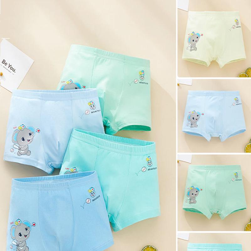 Children Underwear Boys Panties Cotton Boxer Children Briefs for Boy Shorts Baby Panties Kids Underwear 2-14T/4pcs