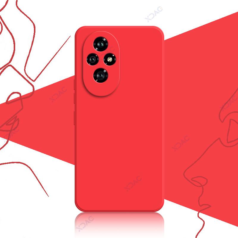 Роскошный мягкий чехол для Honor 200 Pro Honor200 200Pro 5G 360 Edge защитный квадратный жидкий силиконовый чехол для телефона