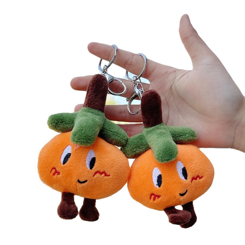 Плюшевый кулон Хурма Жуи: Креативный мультяшный брелок с фруктами и аксессуар для сумки