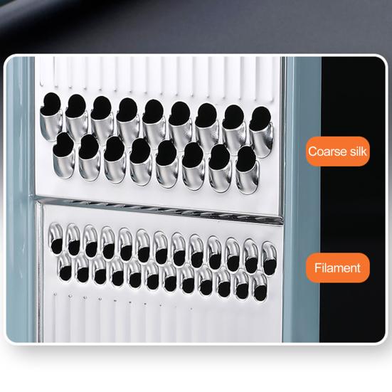 Овощерезка Супер Острая Двусторонняя Многофункциональная Нескользящая Гофрированная Сетка Измельчитель Моркови Огурца Кухонный Инструмент