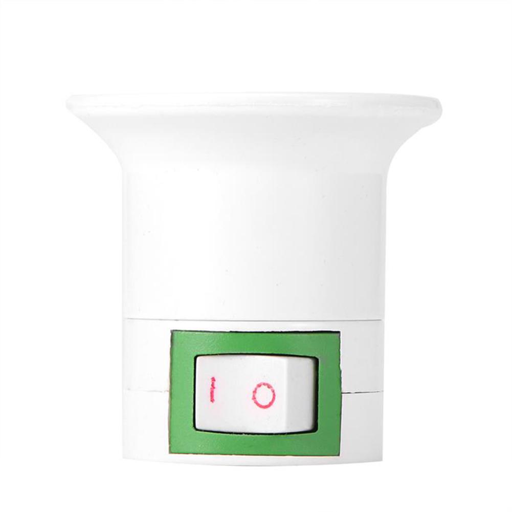 E27 EU Plug Lamp Light Holder Base Socket Converter Adapter with Control Switch