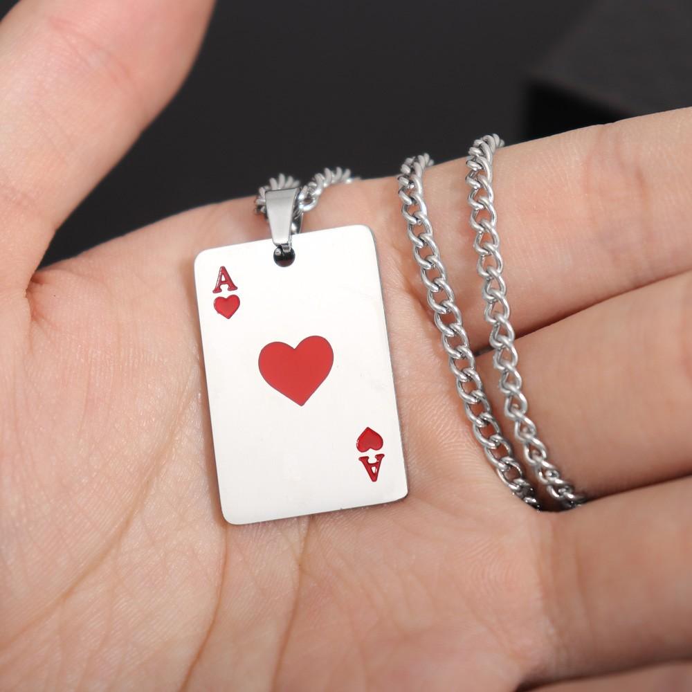 Тренд Нержавеющая сталь Прямоугольные пики Подвеска Шарм Мужское ожерелье Рождественский подарок Подарок на День святого Валентина Ювелирные изделия Аксессуары