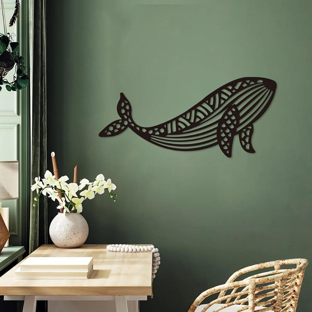 Creative Line Whale Iron Crafts — уникальный декор для интерьера и экстерьера, идеально подходящий для гостиной, спальни, прихожей и украшения стен