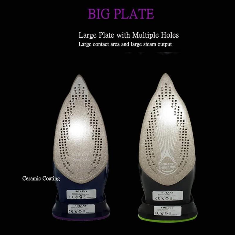 2400 Вт Ручной электрический утюг, гладильная машина для одежды, беспроводной паровой утюг с сиденьем, отпариватель для одежды