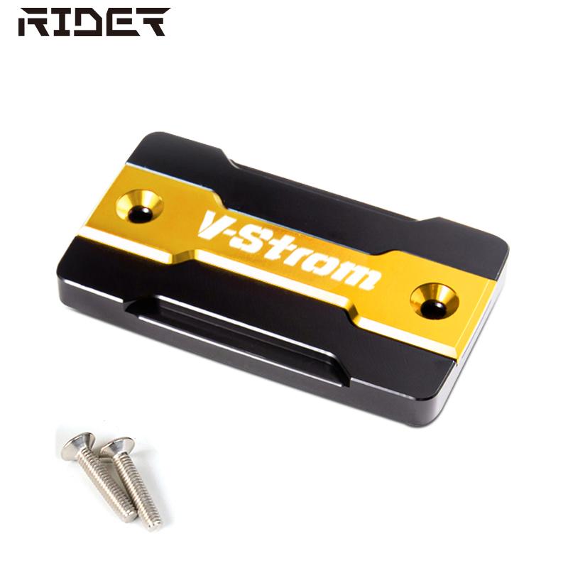 Для SUZUKI Vstrom 650 1000 DL650 DL1000 250 DL250 2004- Крышка бачка тормозной жидкости спереди, крышка бачка и крышка заливной горловины