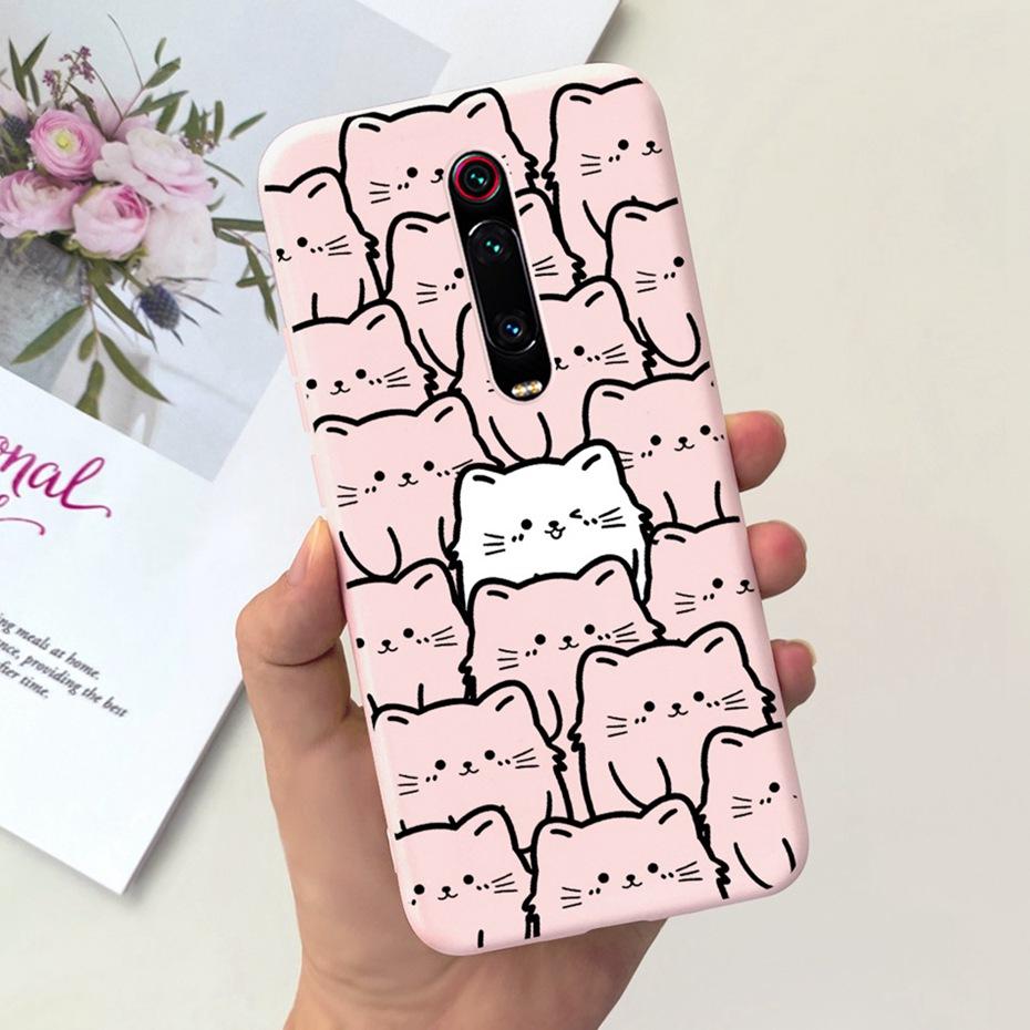 Мультяшный чехол для Xiaomi Mi 9T Pro Mi9T, милый цвет конфет, мягкая силиконовая задняя крышка для чехлов телефона Xiaomi Mi 9T 9 T 9TPro