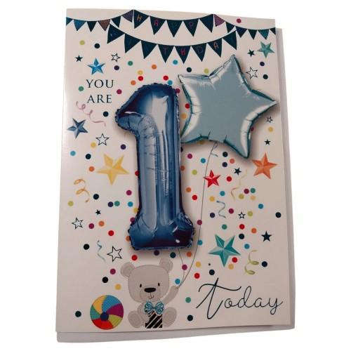 Ощущения Тебе 1 Год Звезда Фольгированный Шар (Упаковка из 2 шт.)