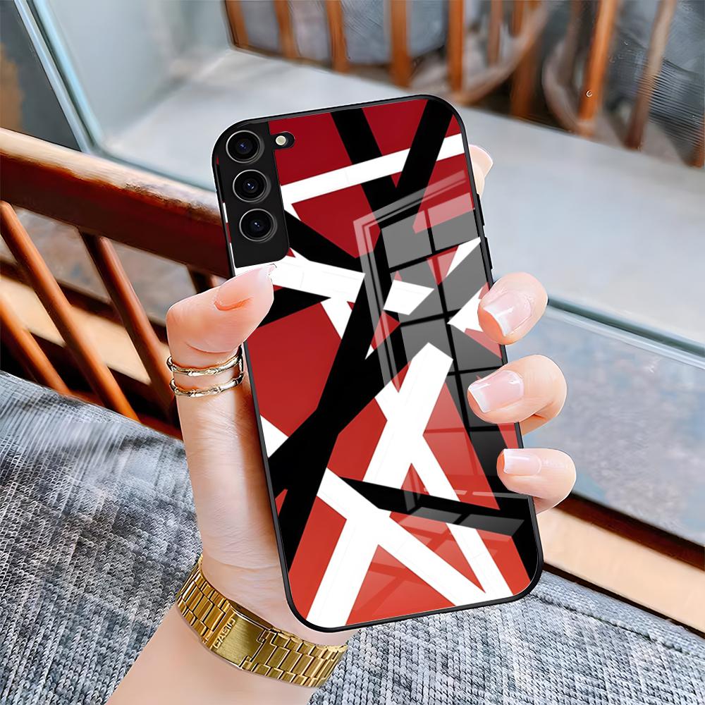 Чехол для телефона E-Eddie Van Halen Singer для Samsung A25 A13 A33 5G A54 A36 A35 A56 A52 A14 Ударопрочный стеклянный чехол