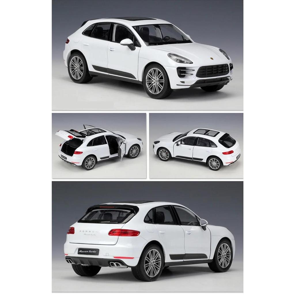 Welly 1/24 Porsche Macan Turbo внедорожник сплав модель автомобиля литой металл игрушечные транспортные средства модель автомобиля высокая симуляция коллекция детский подарок
