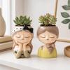 Cartoon Fairy Flowerpot Nordic Style Bonsai Vase Creative Decorative Planter  Kitchen