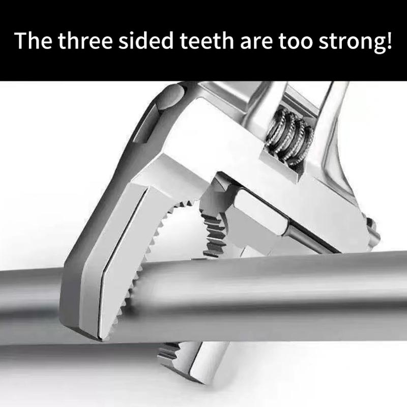 1 шт., большой открывающийся алюминиевый сплав, короткая ручка, разводной ключ, многофункциональный ключ для нагрева воды в ванной комнате