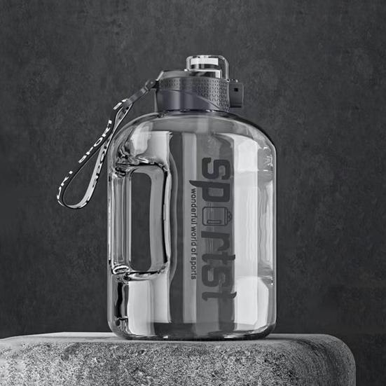 1.7/2.7 л Спортивная бутылка для воды с соломинкой Большой вместимости Герметичная Портативная Легкая Для улицы Велоспорт Тренажерный зал Фитнес Путешествия Чашка для питья