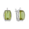 Серебряные серьги с Султанит султанитом 12.6ct (2091400)
