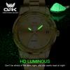 OPK Fashion Luxury Quartz Watch For Women Zircon Scales Ladies Waterproof Luminous Calendar Women's Watches