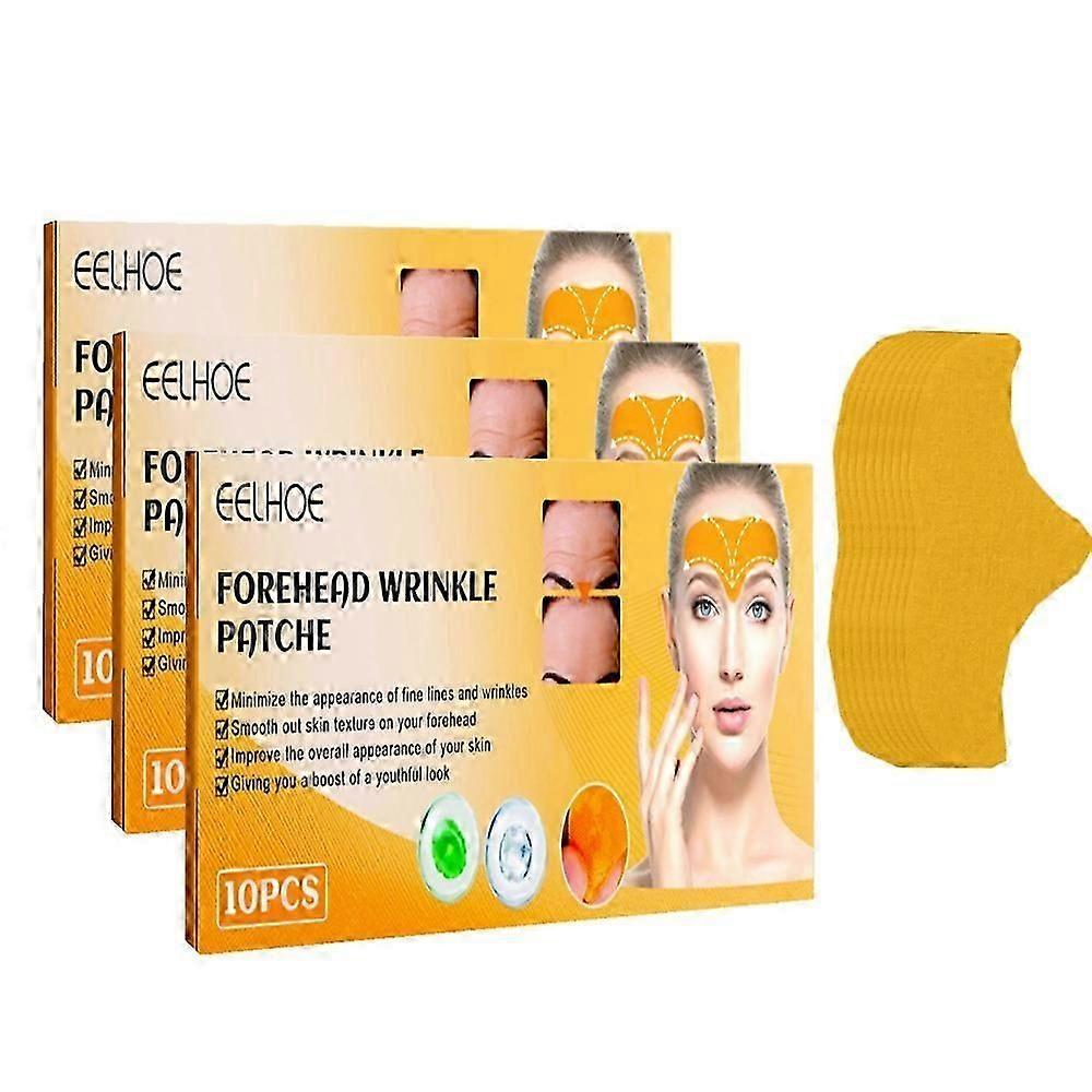 Anti-wrinkle Forehead Line Removal hydrolyzed collagen Patch Firming Mask Frown Treatment Stickers Anti-aging Moisturizng Face Skin Care