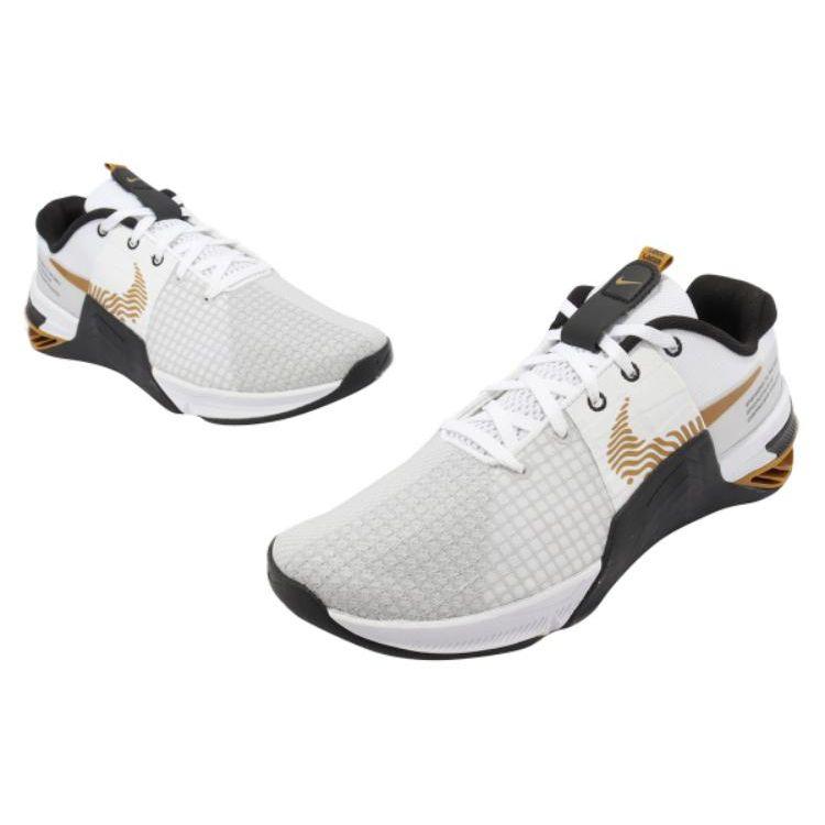 Nike Metcon 8 White Gold Suede Мужские кроссовки Black Photon-Dust DO9328-100